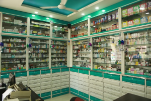 Medical Shop Storage Rack